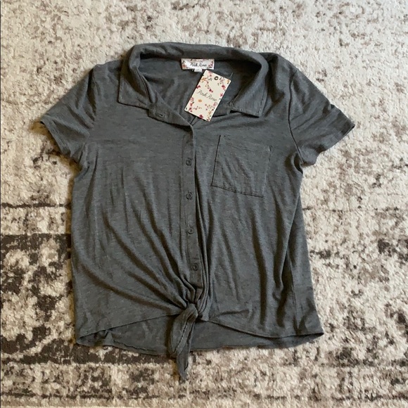 Cropped button down - Picture 1 of 3